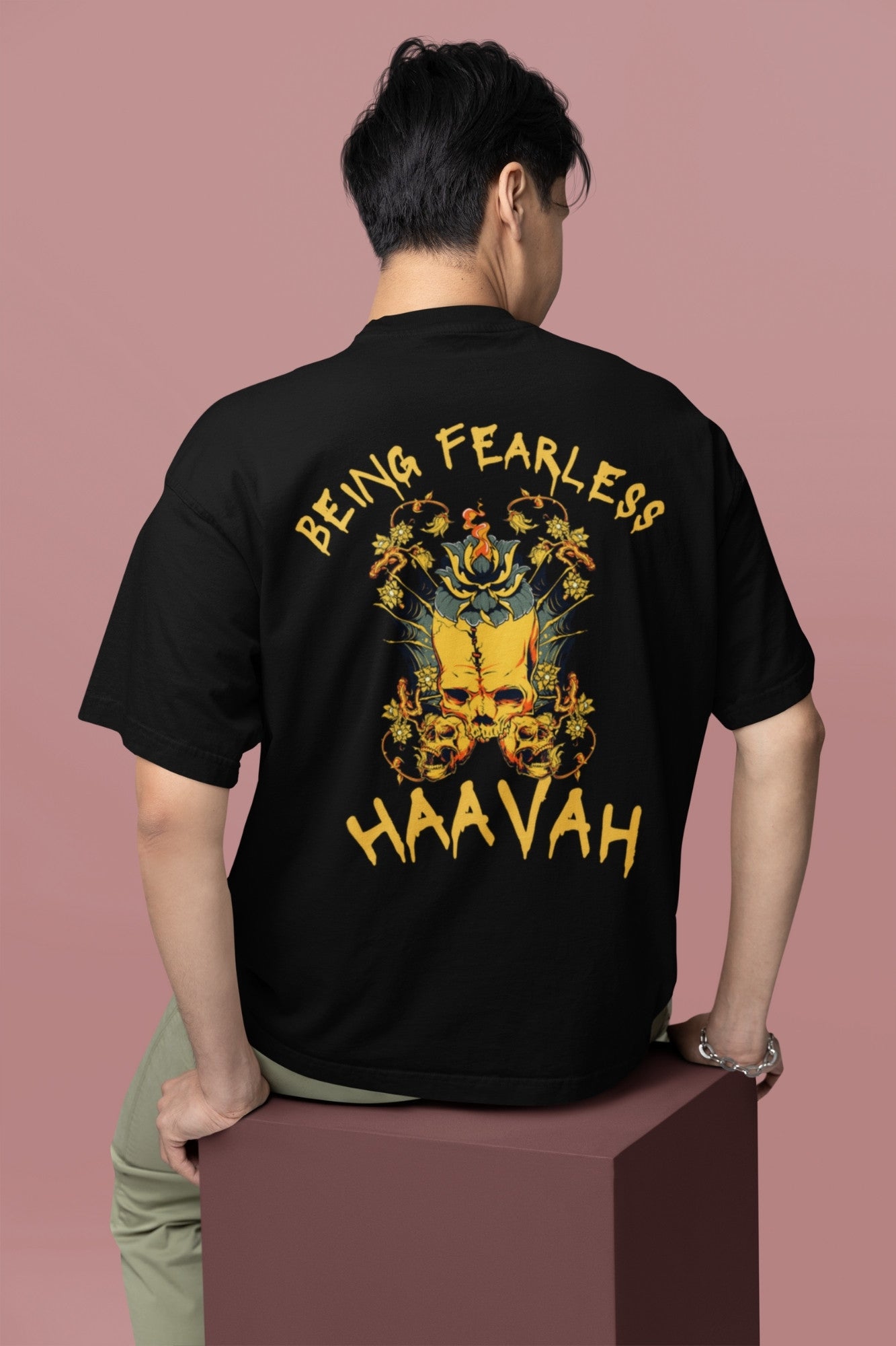 HAAVAH BEING FEARLESS OVERSIZE TSHIRT