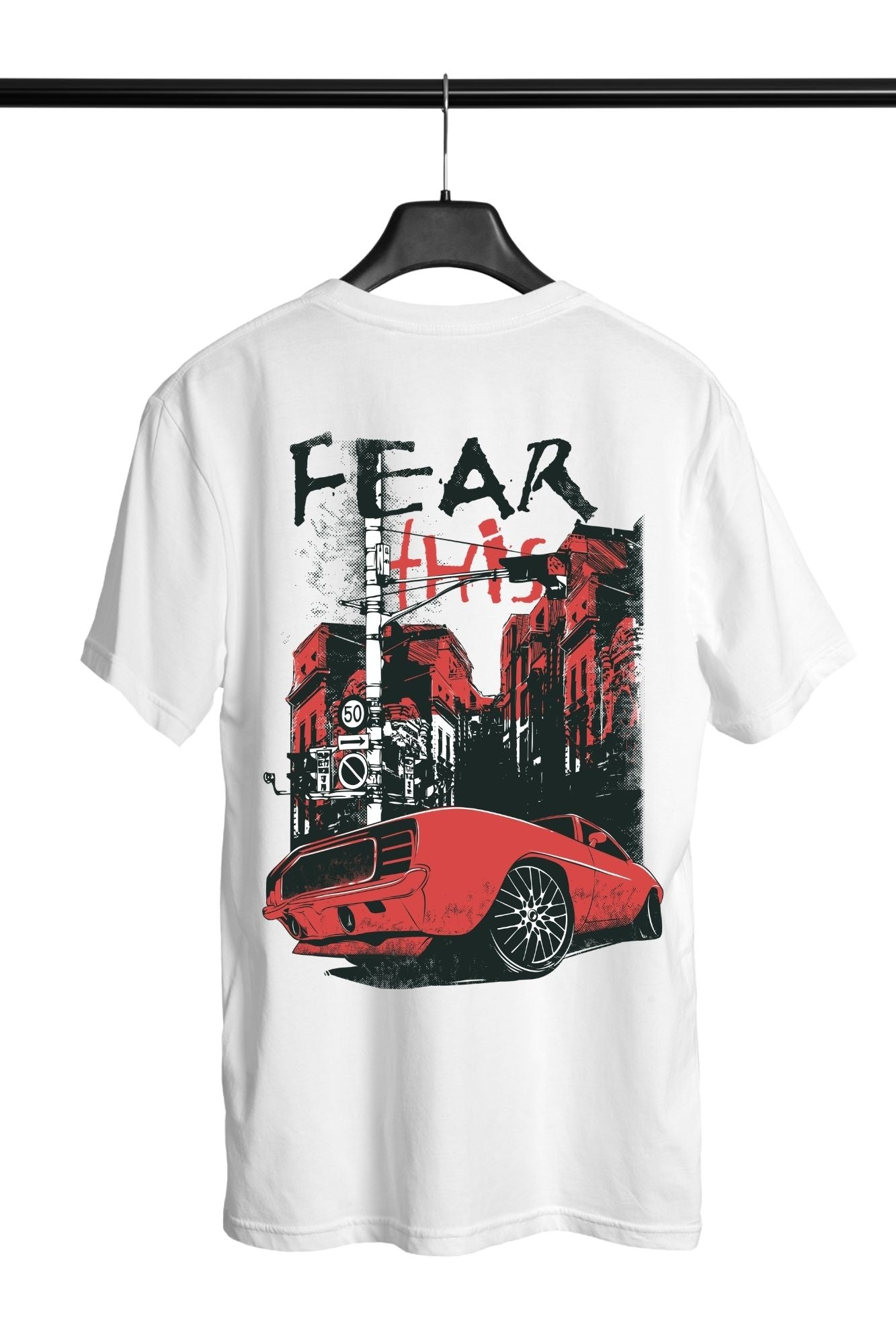 HAAVAH FEAR MEN OVERSIZE T-SHIRT