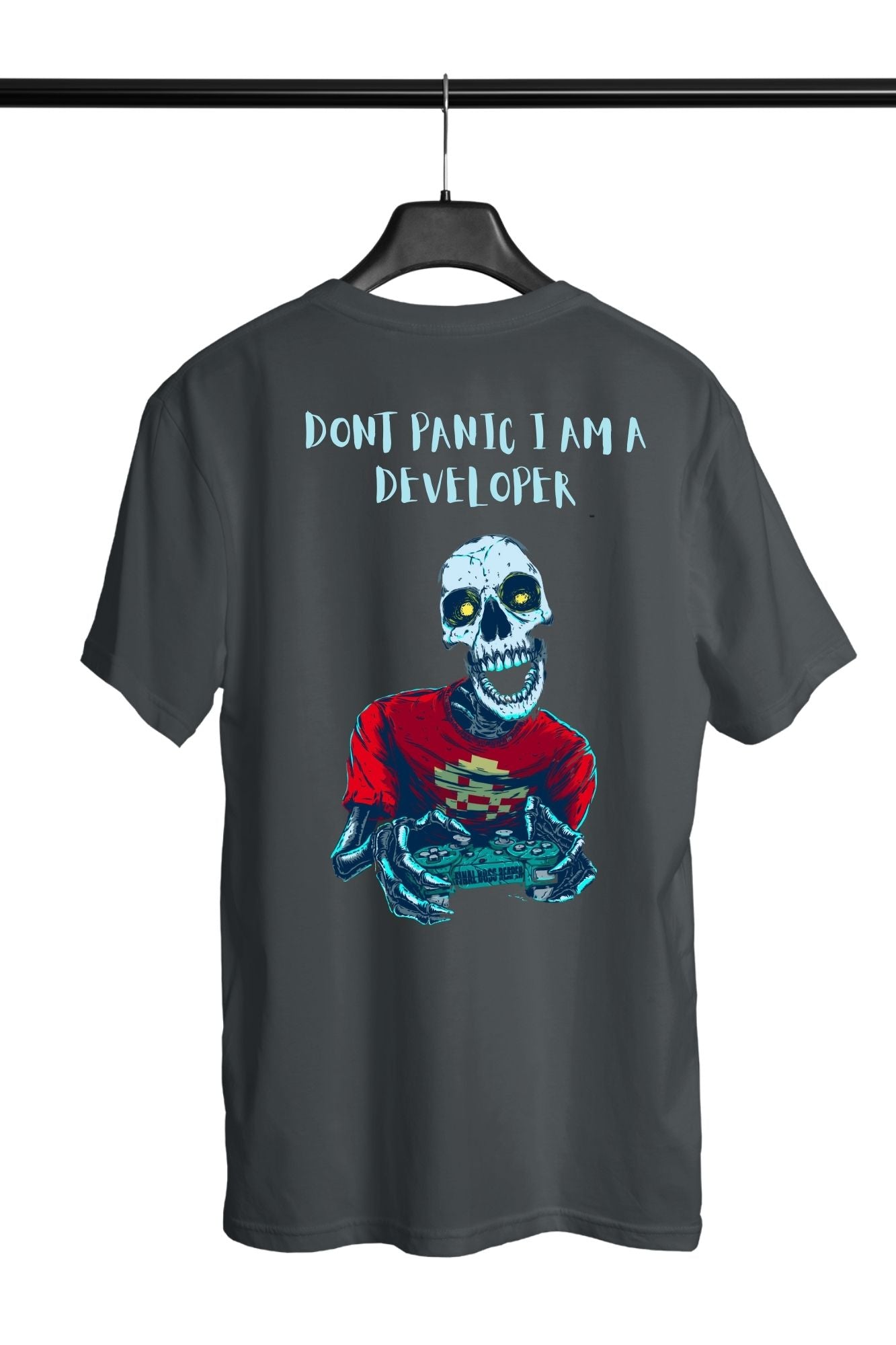 HAAVAH DON'T PANIC MEN OVERSIZE T-SHIRT