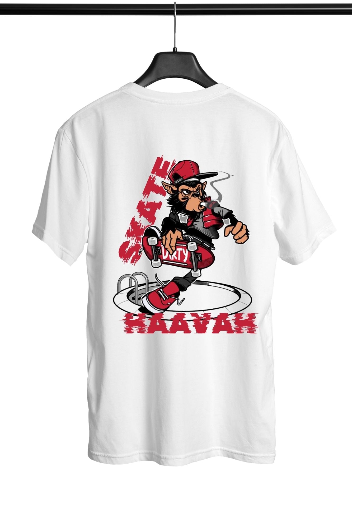 HAAVAH SKATE MONKEY MEN OVERSIZE T-SHIRT