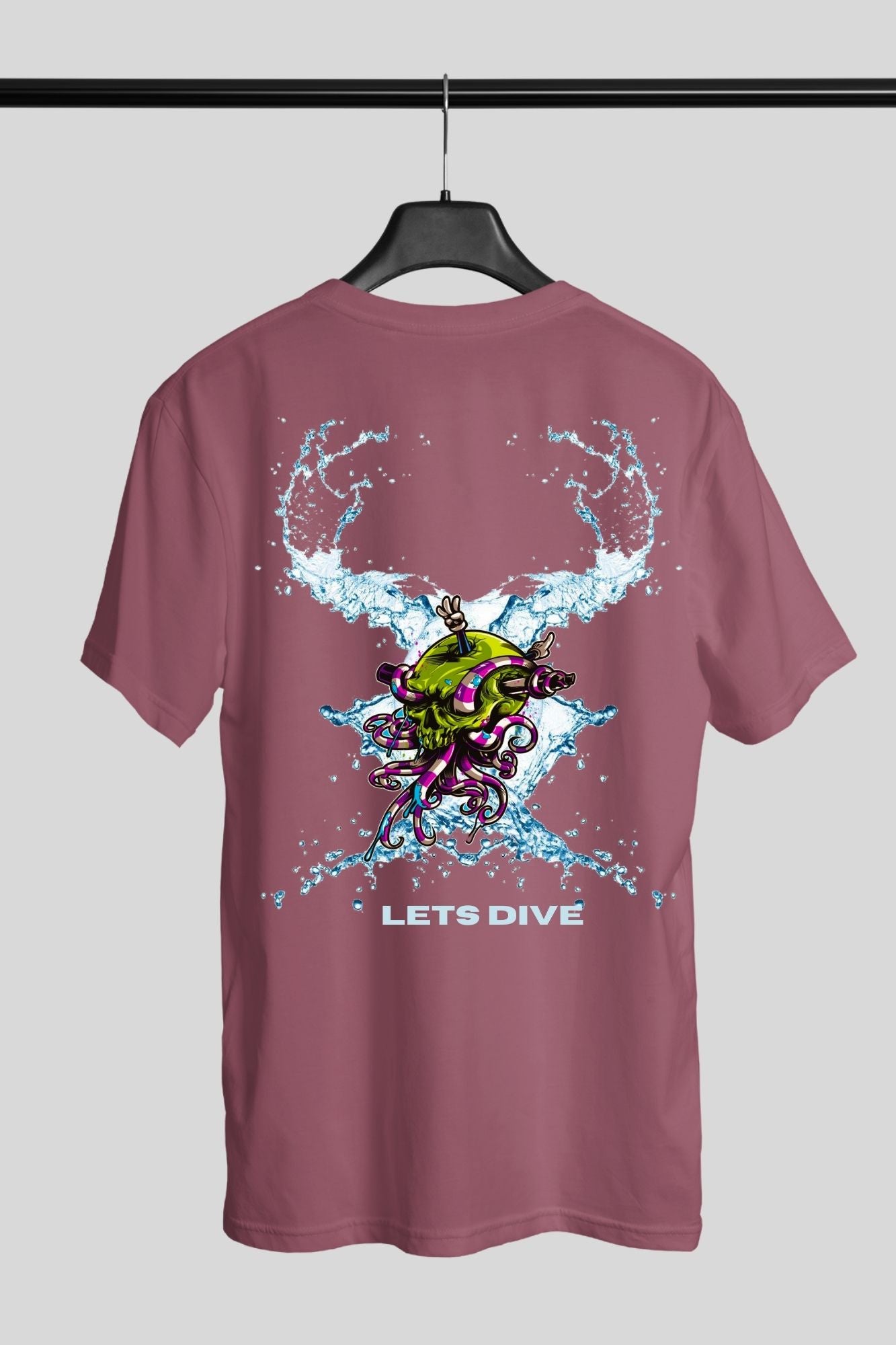 HAAVAH LETS DIVE MEN OVERSIZE T-SHIRT