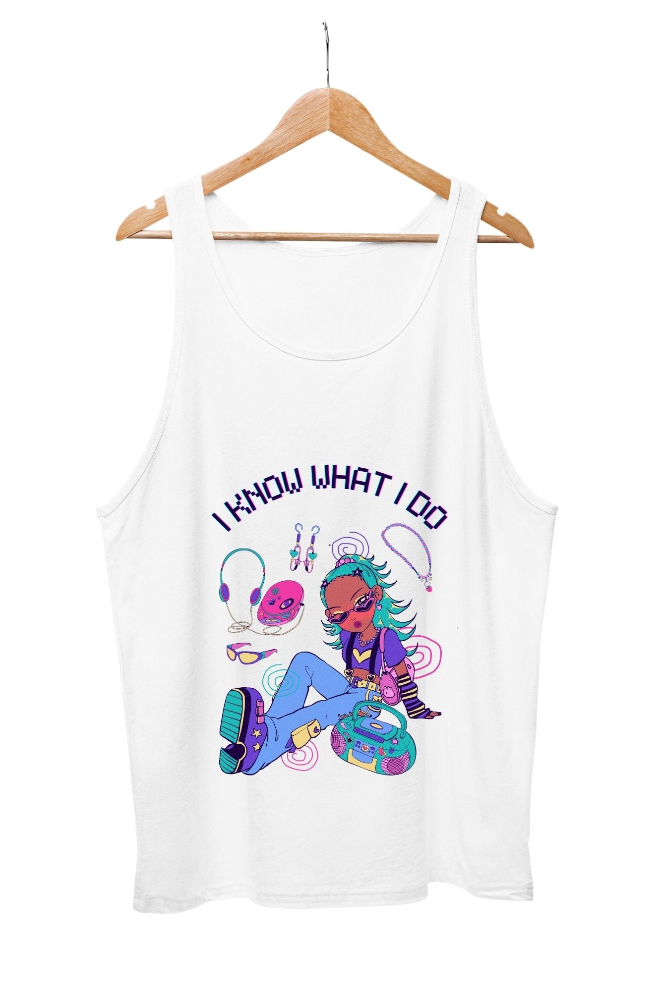 HAAVAH I KNOW WHAT I DO TANK TOP