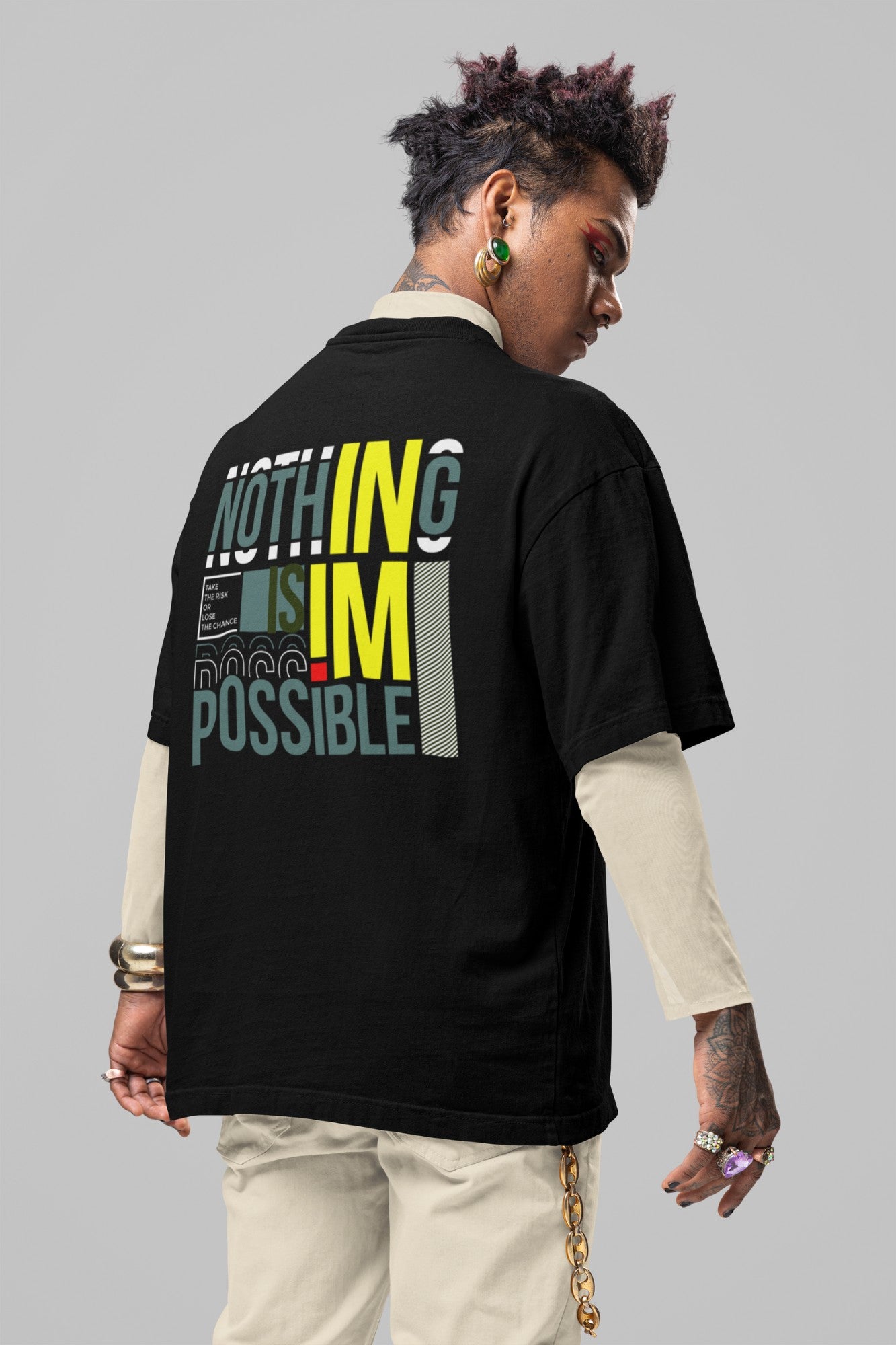 HAAVAH I M POSSIBLE OVERSIZE TSHIRT