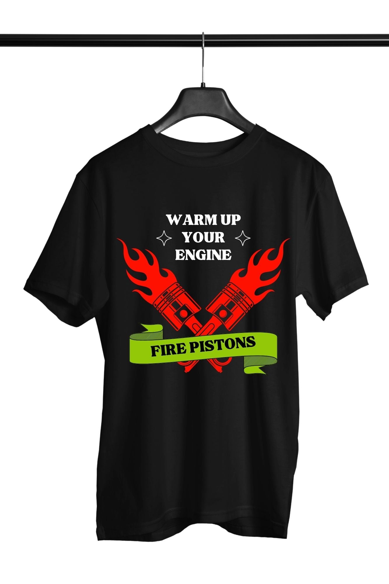 HAAVAH FIRE PISTONS OVERSIZE TSHIRT