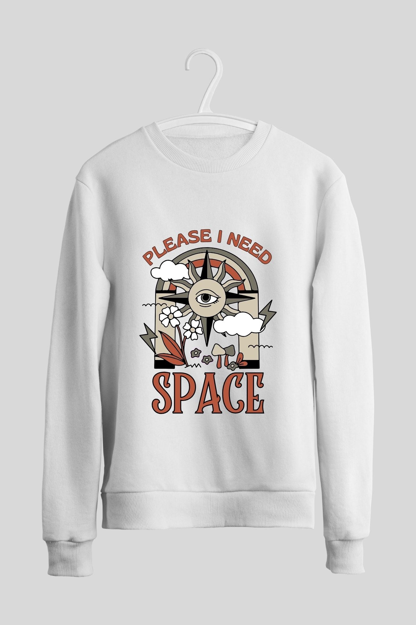 HAAVAH PLEASE I NEED SPACE SWEATSHIRT