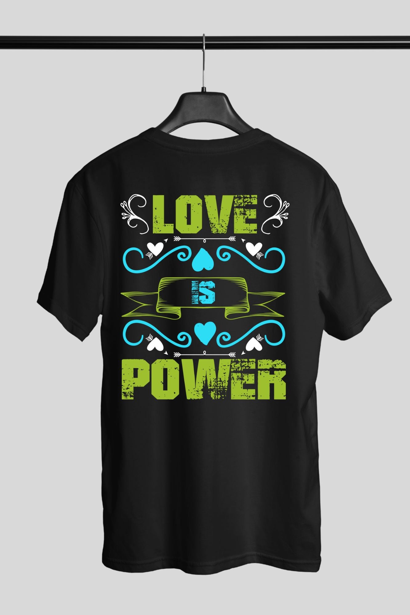 HAAVAH LOVE GREEN OVERSIZE TSHIRT