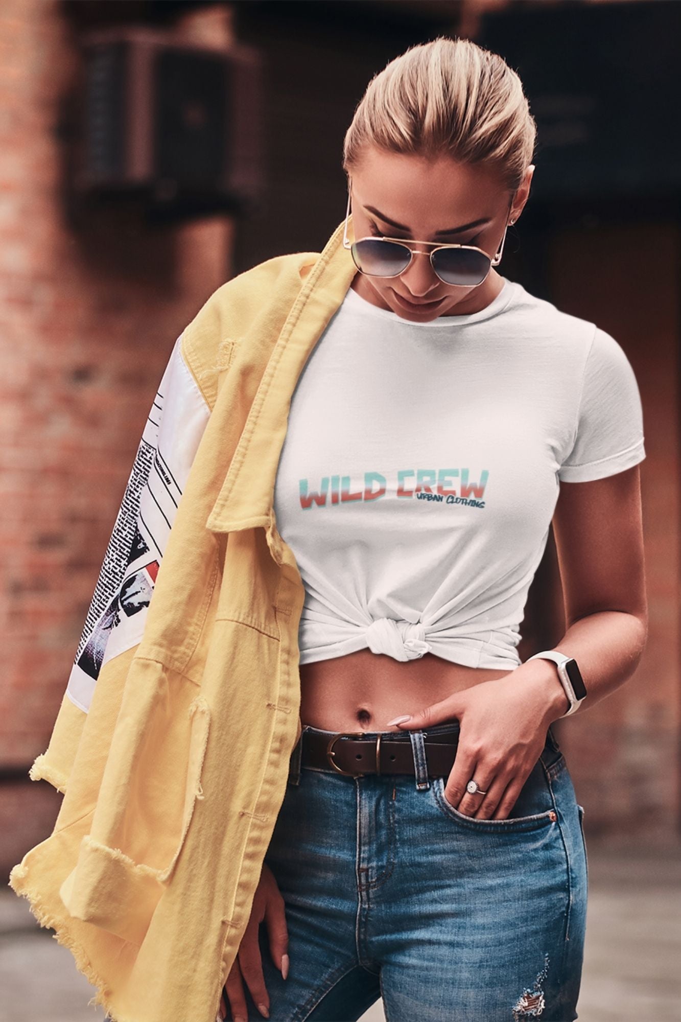 HAAVAH WILD CREW CROP TOP