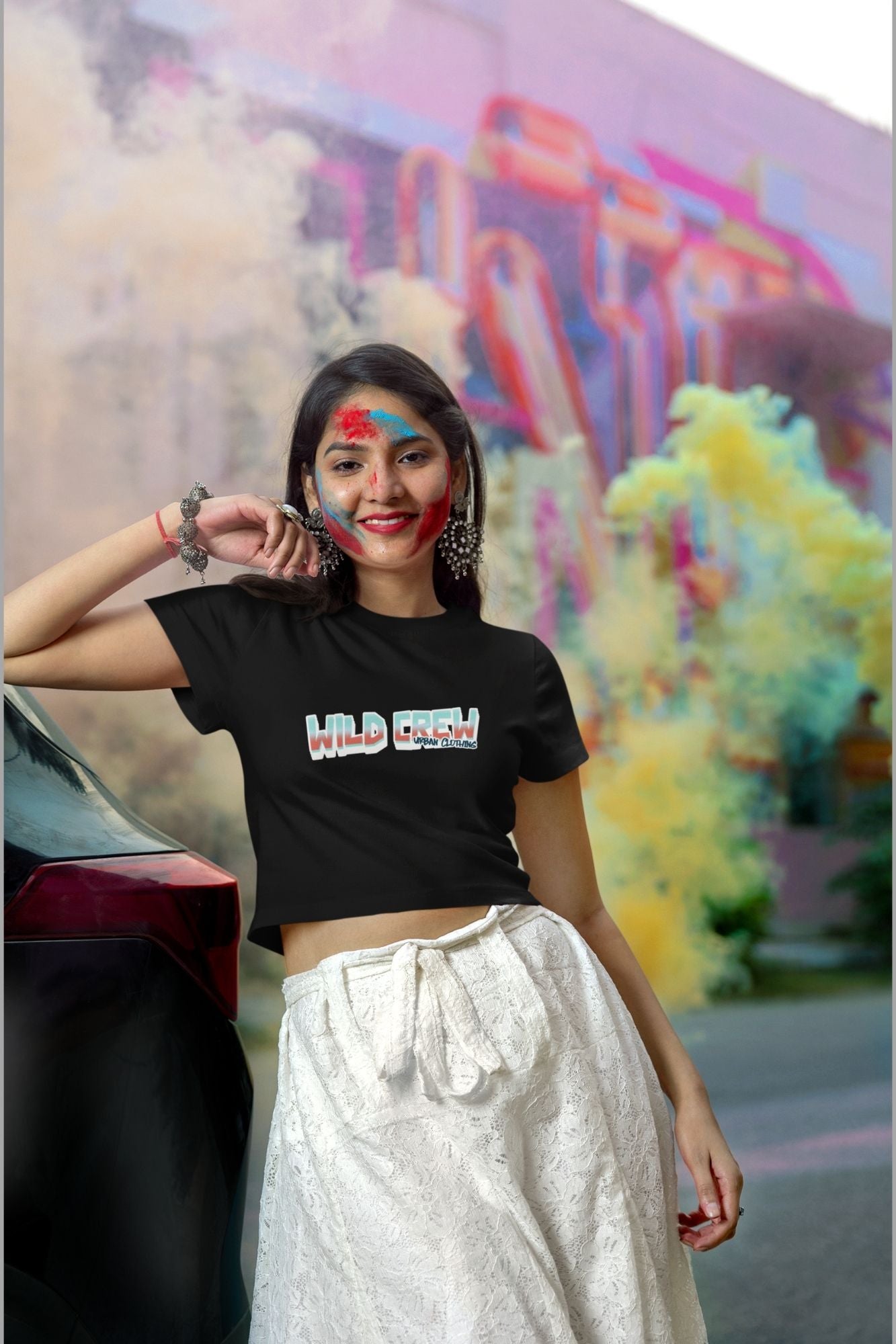 HAAVAH WILD CREW CROP TOP