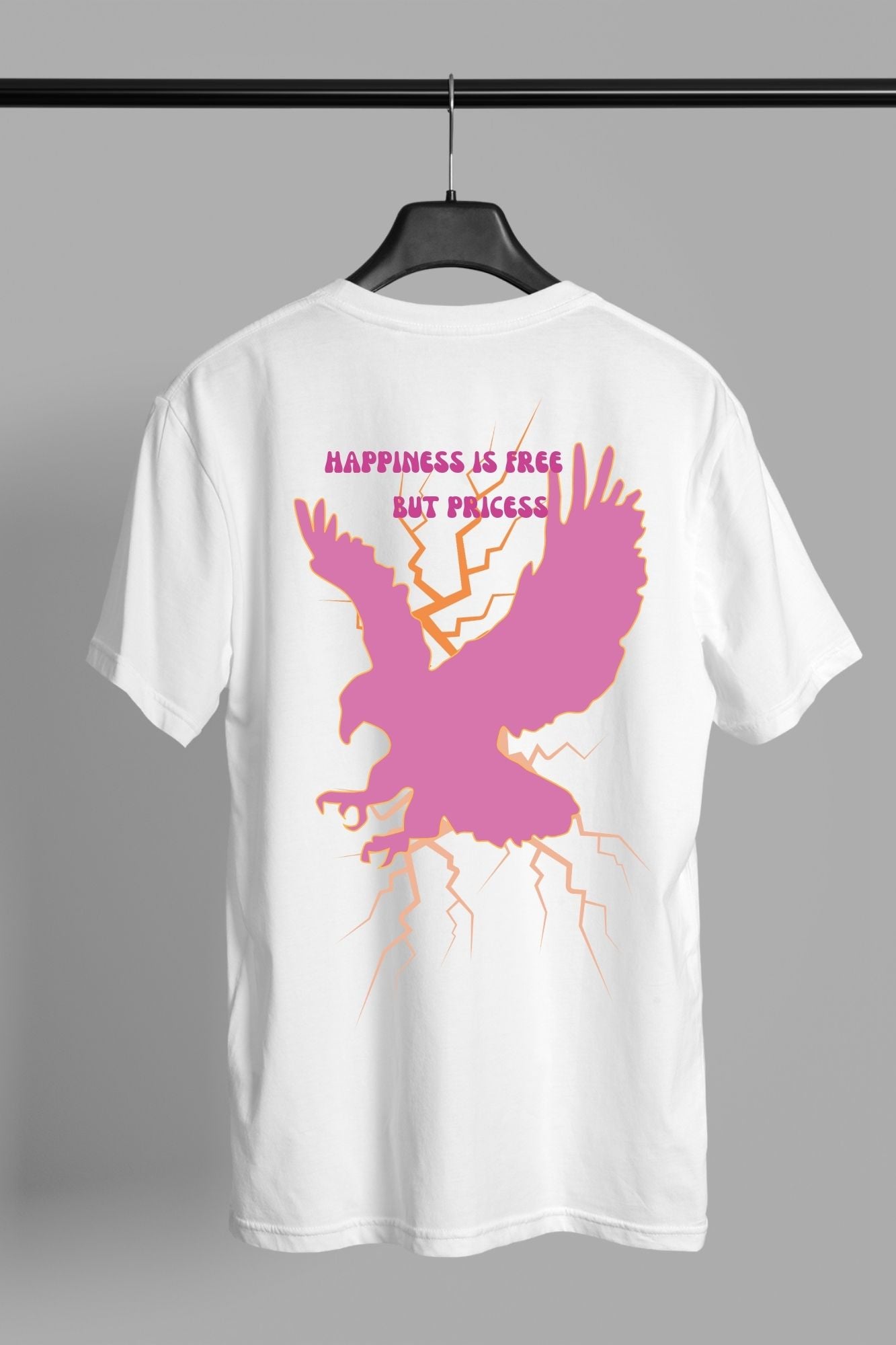 HAAVAH HAPPINESS IS FREE BUT PRICELESS OVERSIZE TEE