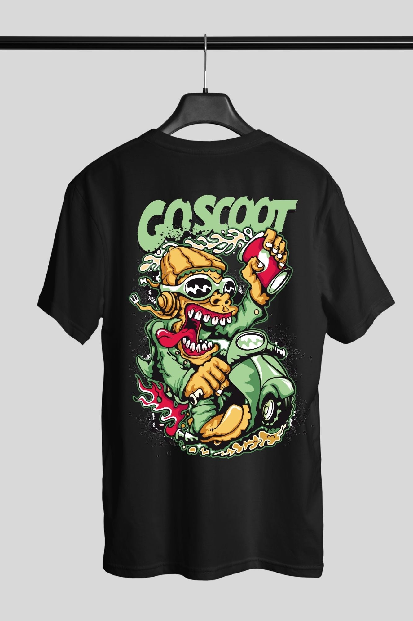 HAAVAH GO SCOOT MEN OVERSIZE T-SHIRT