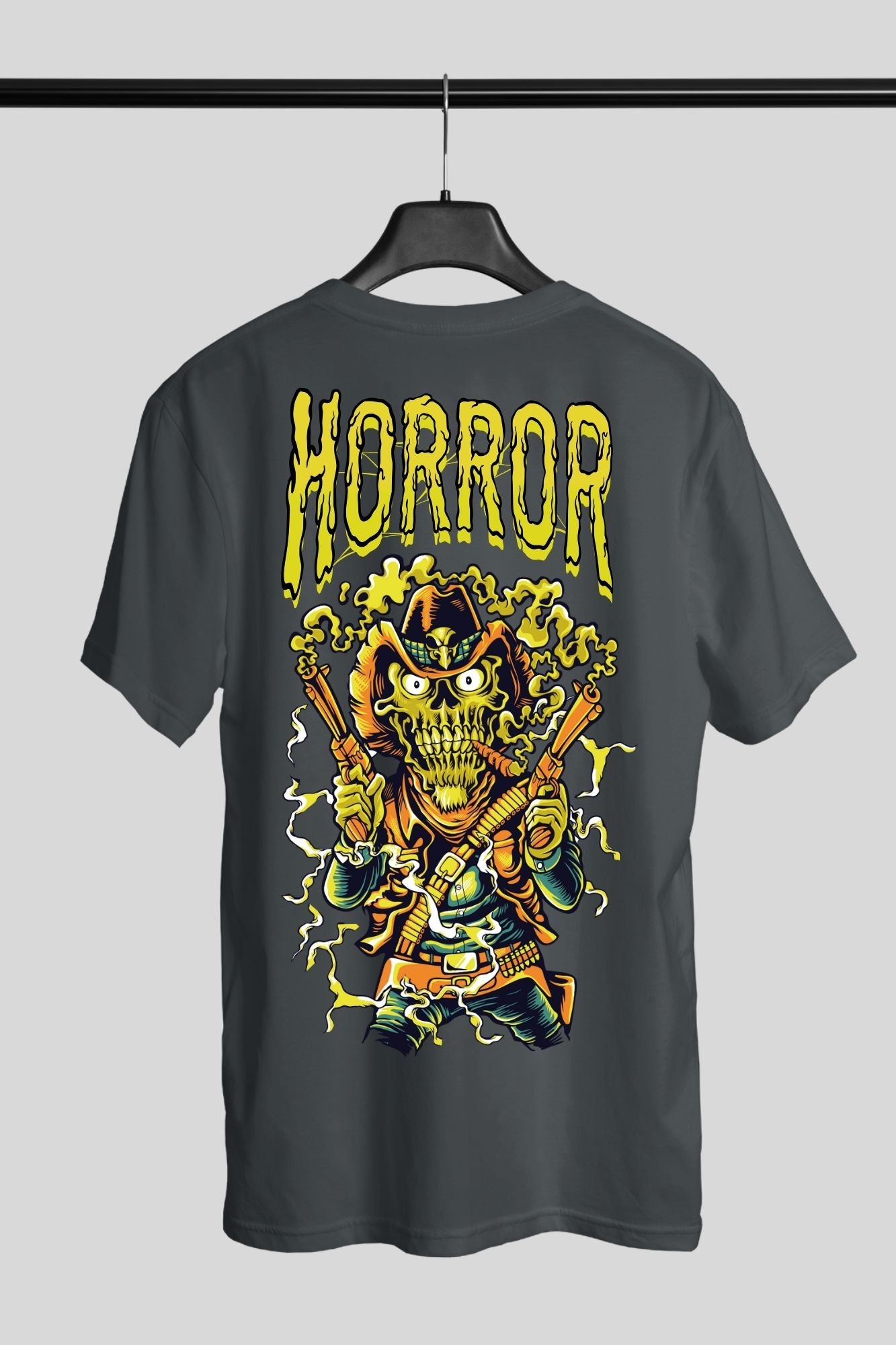 HAAVAH HORROR MEN OVERSIZE T-SHIRT