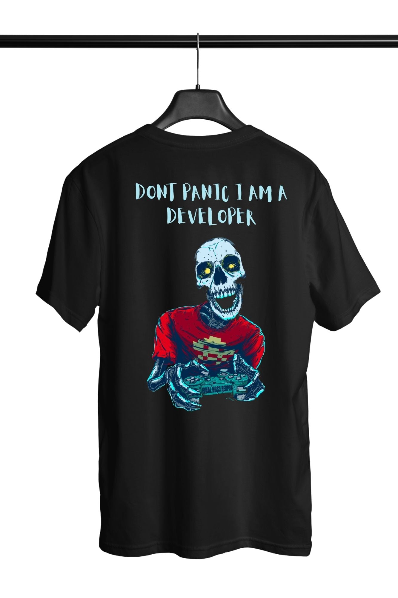 HAAVAH DON'T PANIC MEN OVERSIZE T-SHIRT