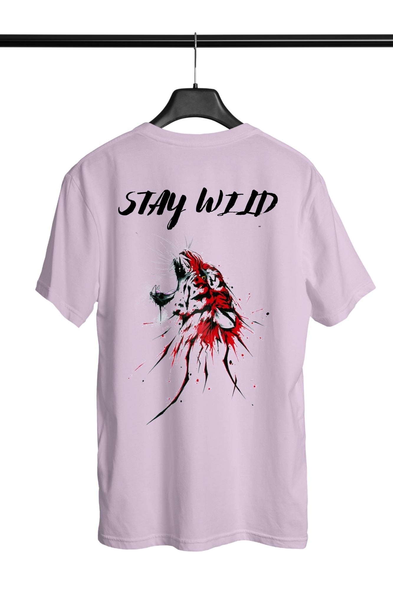 HAAVAH STAY WILD MEN OVERSIZE T-SHIRT