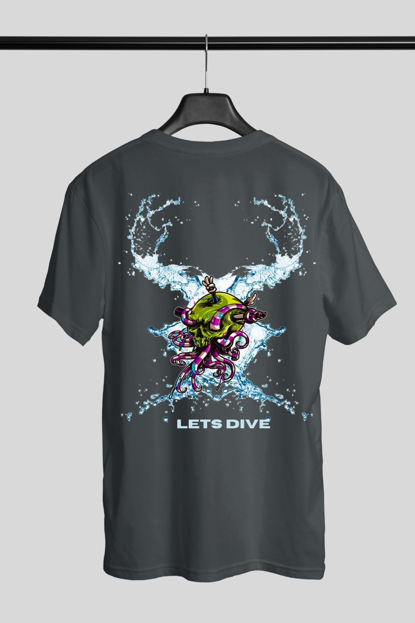 HAAVAH LETS DIVE MEN OVERSIZE T-SHIRT