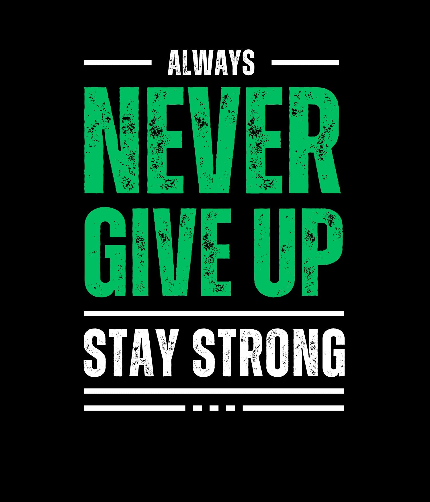 HAAVAH NEVER GIVE UP