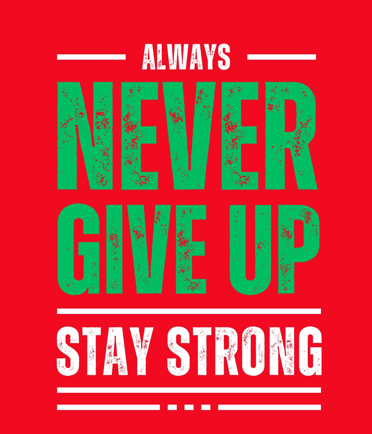 HAAVAH NEVER GIVE UP