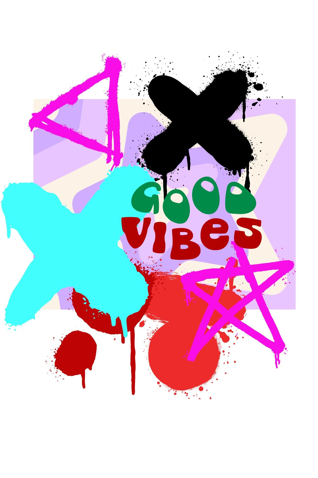 HAAVAH GOOD VIBES OVERSIZE TSHIRT