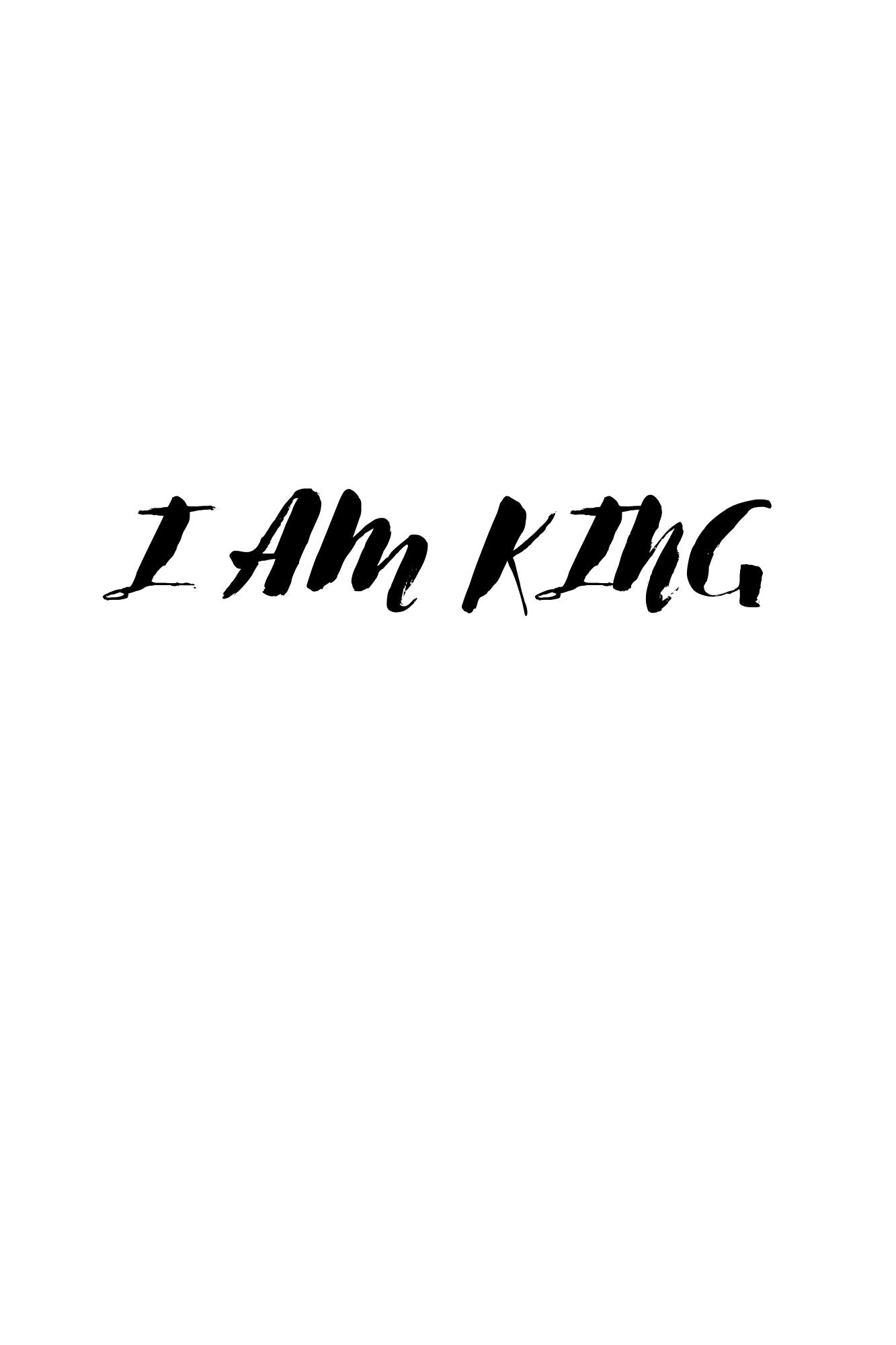 HAAVAH I AM KING MEN OVERSIZE T-SHIRT