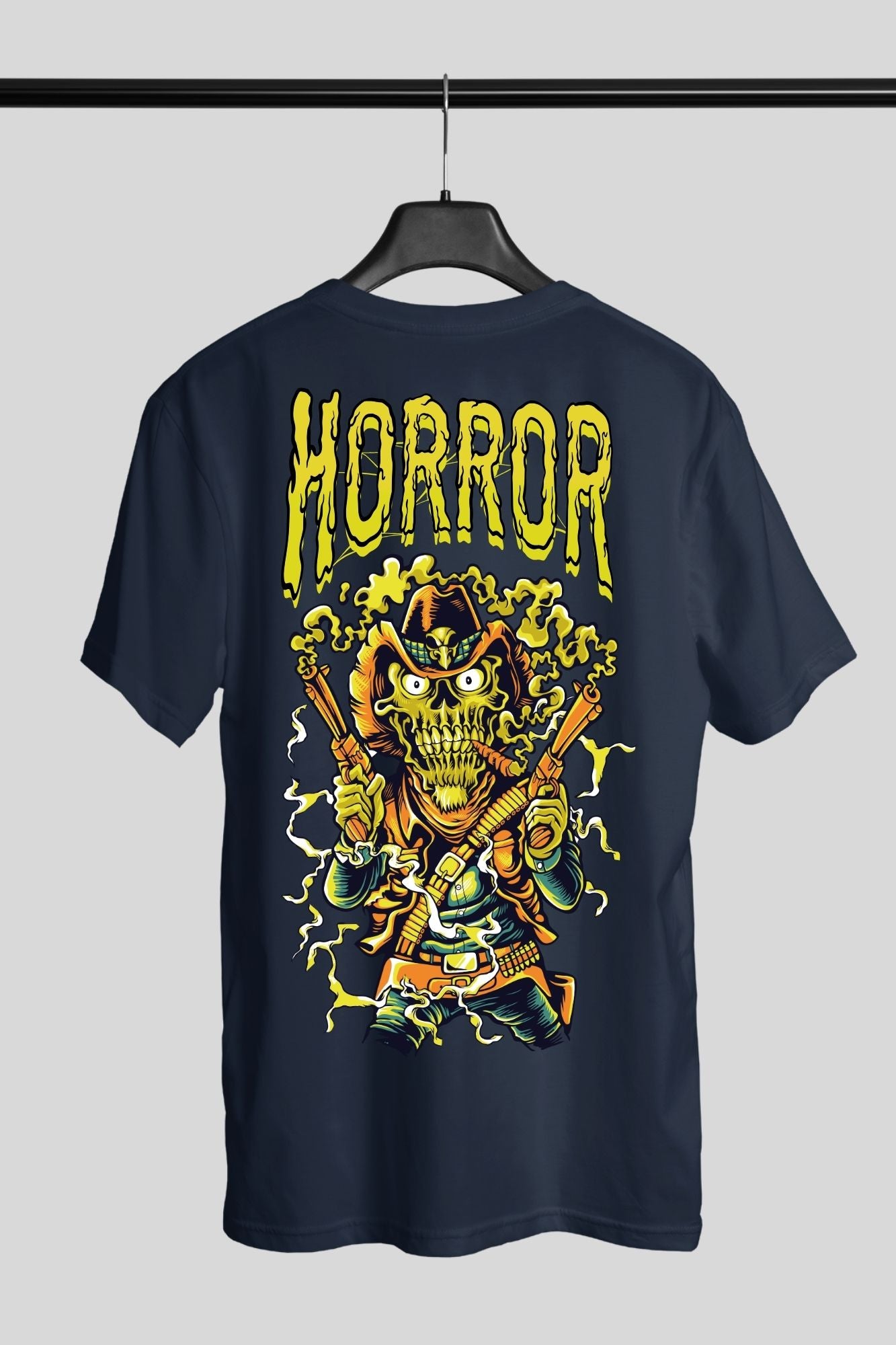 HAAVAH HORROR MEN OVERSIZE T-SHIRT