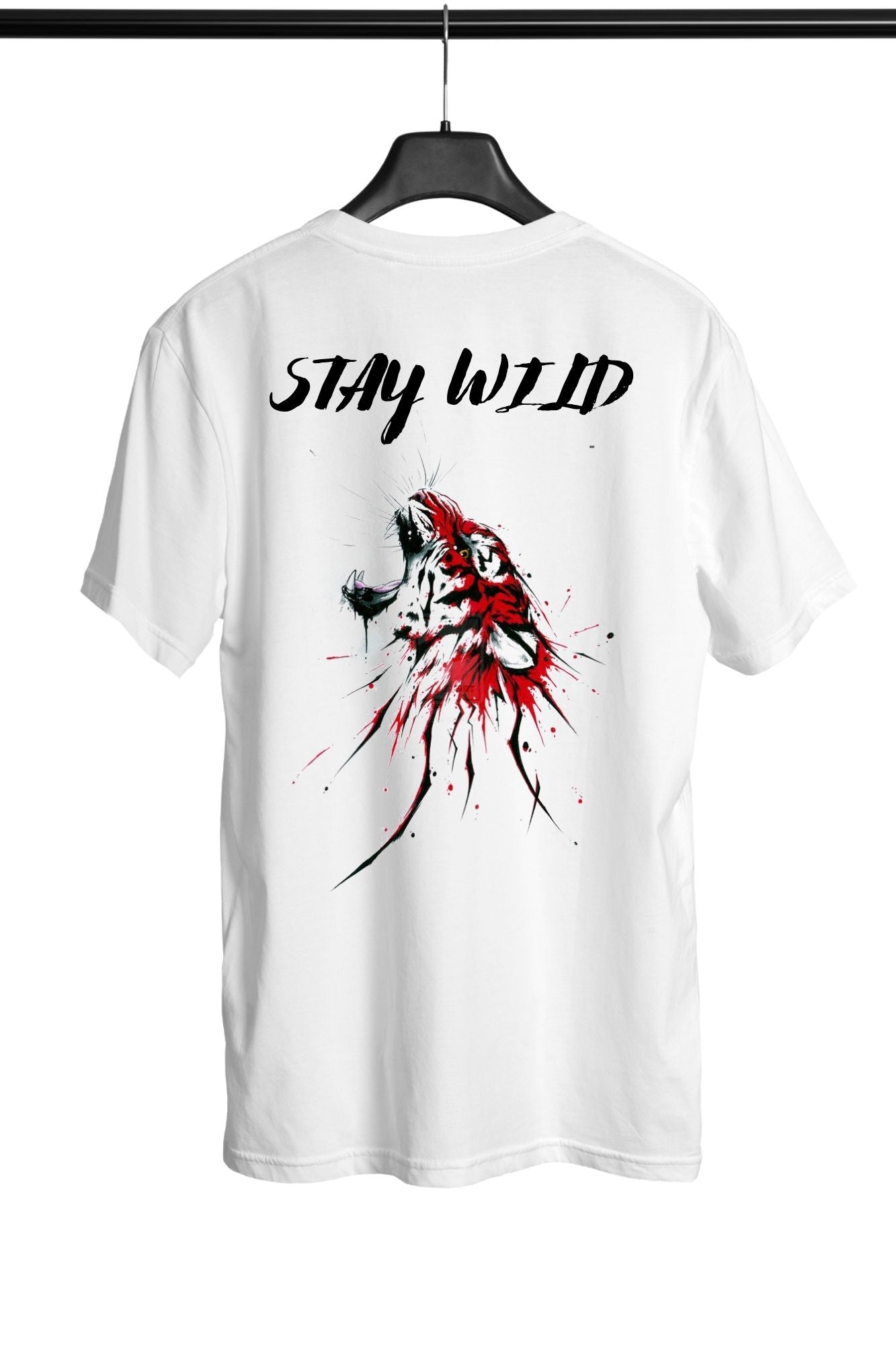 HAAVAH STAY WILD MEN OVERSIZE T-SHIRT