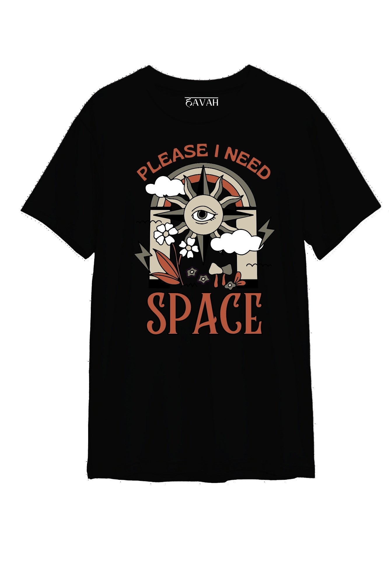 HAAVAH PLEASE I NEED SPACE OVERSIZE TSHIRT