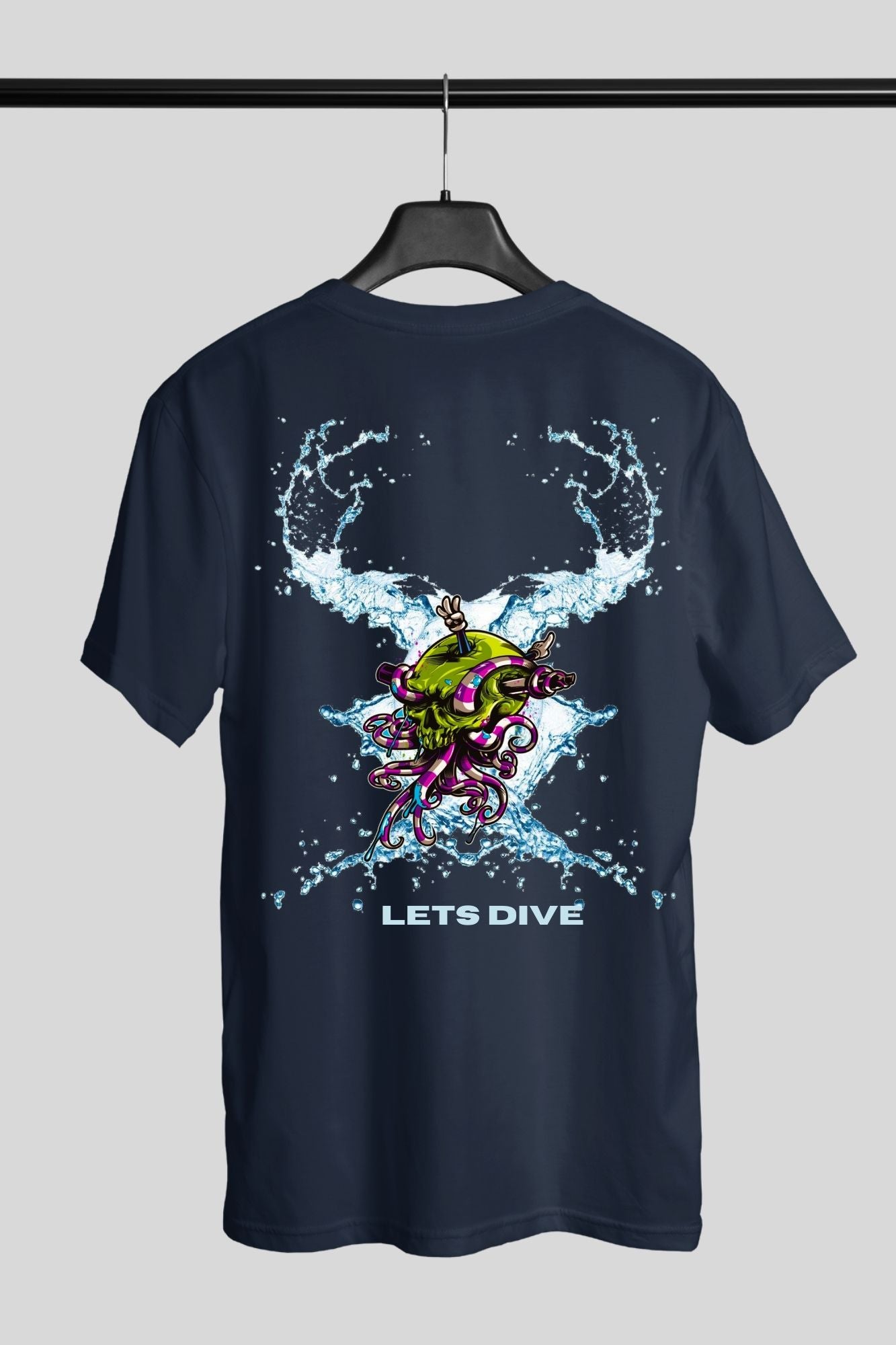 HAAVAH LETS DIVE MEN OVERSIZE T-SHIRT