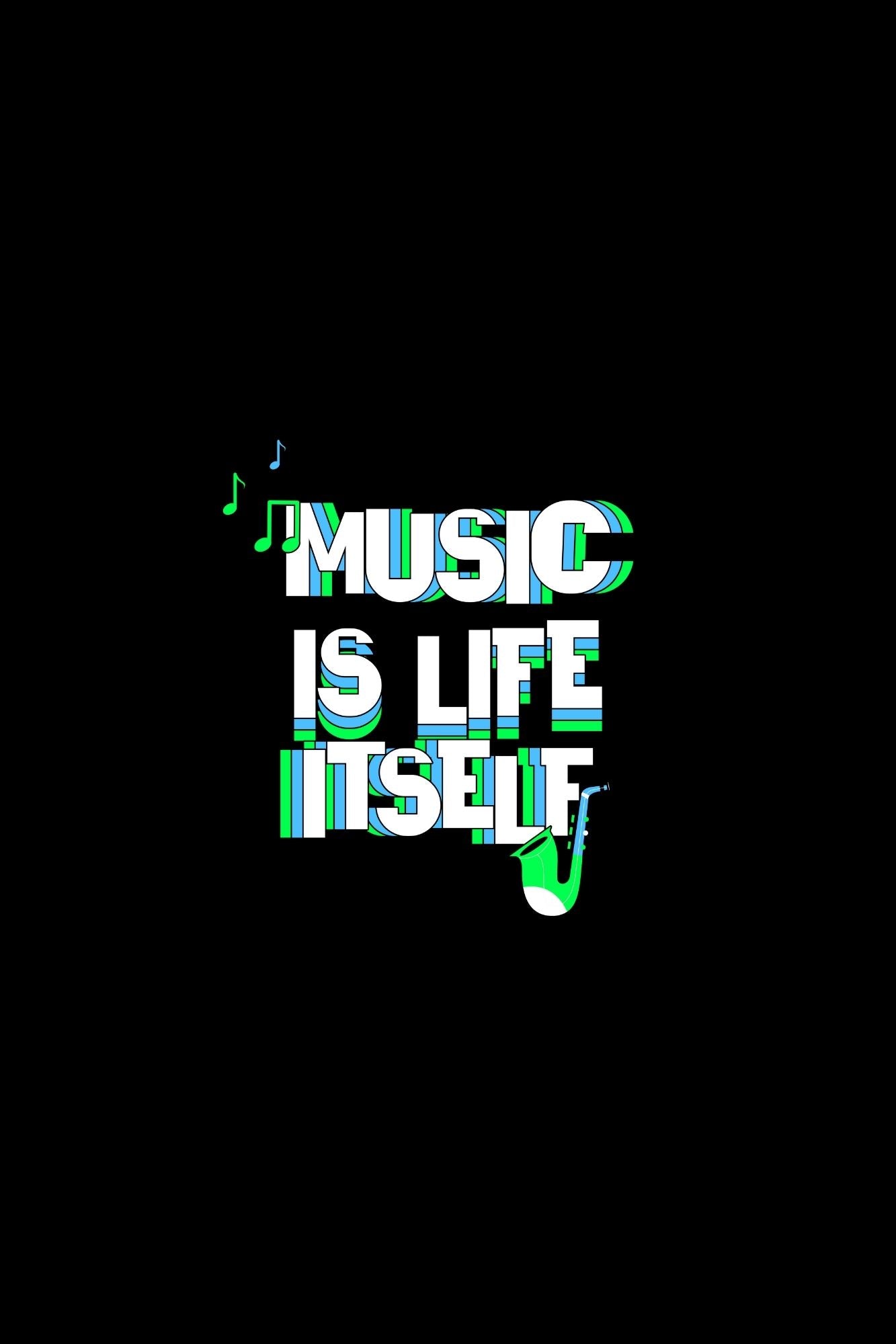 HAAVAH MUSIC IS LIFE TSHIRT